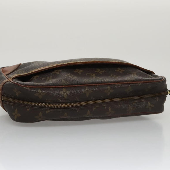 LOUIS VUITTON Monogram Compiegne 28 Clutch Bag M51845 LV Auth 96054