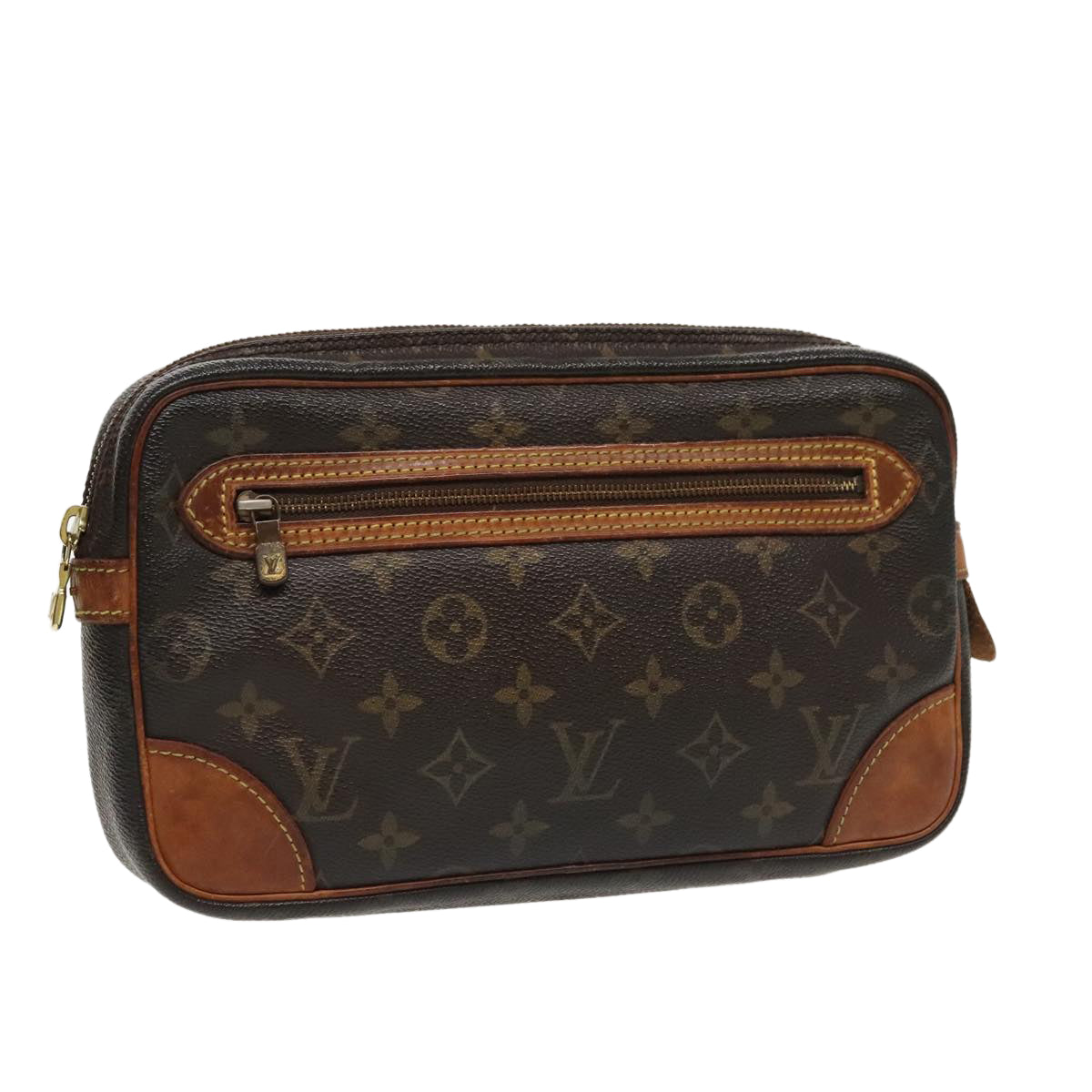 LOUIS VUITTON Monogram Marly Dragonne GM Clutch Bag M51825 LV Auth 96057