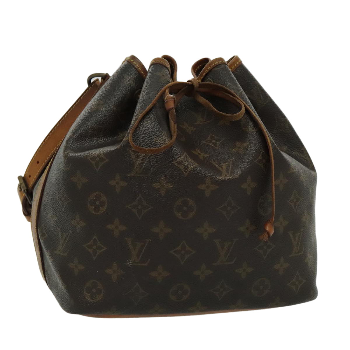 LOUIS VUITTON Monogram Petit Noe Shoulder Bag M42226 LV Auth 96059