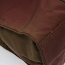 PRADA Tote Bag Nylon Bordeaux Silver Auth 96068-8