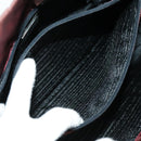 PRADA Tote Bag Nylon Bordeaux Silver Auth 96068-10