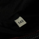 PRADA Tote Bag Nylon Bordeaux Silver Auth 96068-11