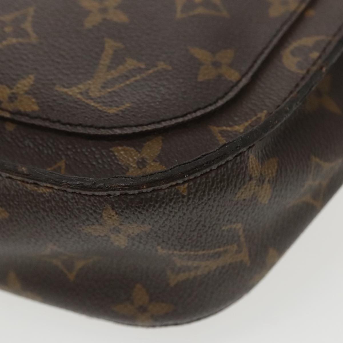 LOUIS VUITTON Monogram Saint Cloud GM Shoulder Bag M51242 LV Auth 96093