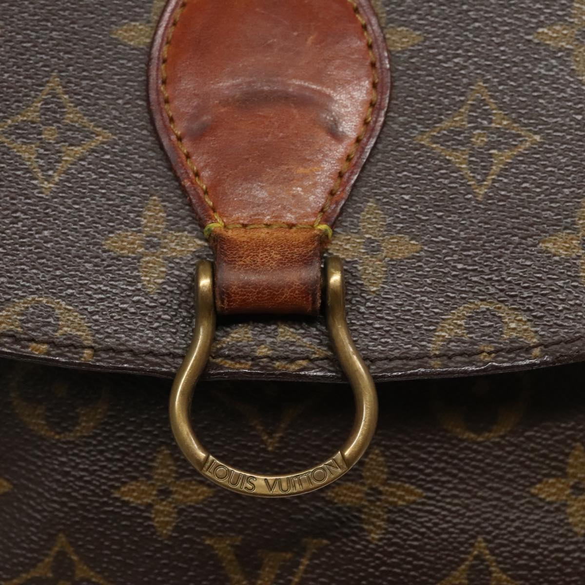 LOUIS VUITTON Monogram Saint Cloud GM Shoulder Bag M51242 LV Auth 96094