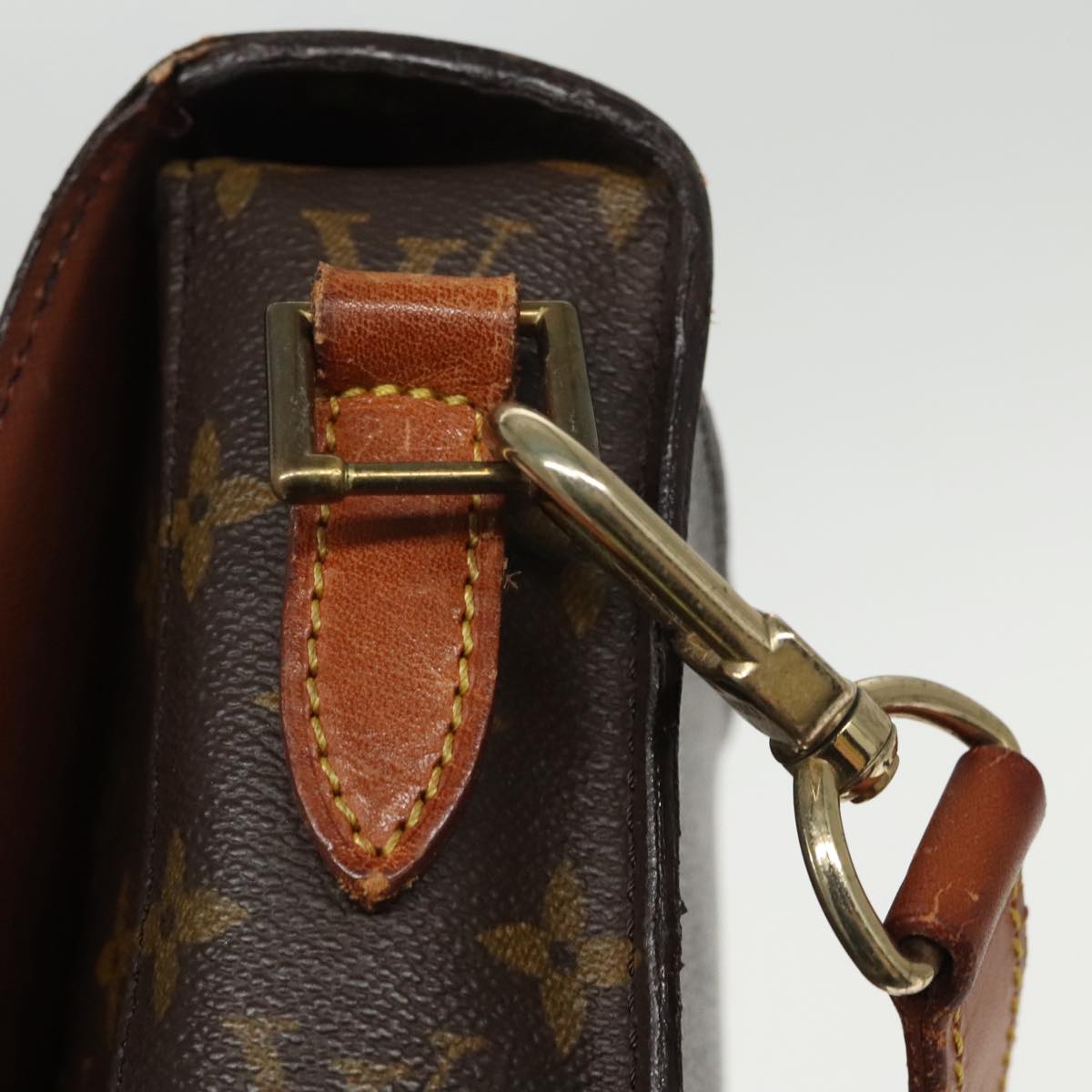 LOUIS VUITTON Monogram Saint Cloud GM Shoulder Bag M51242 LV Auth 96094