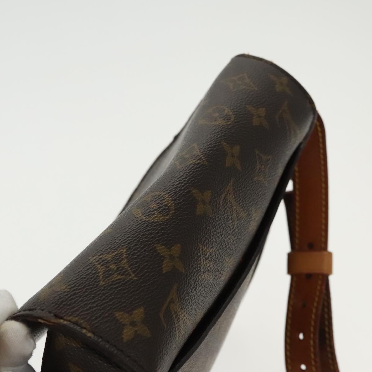 LOUIS VUITTON Monogram Saint Cloud GM Shoulder Bag M51242 LV Auth 96094