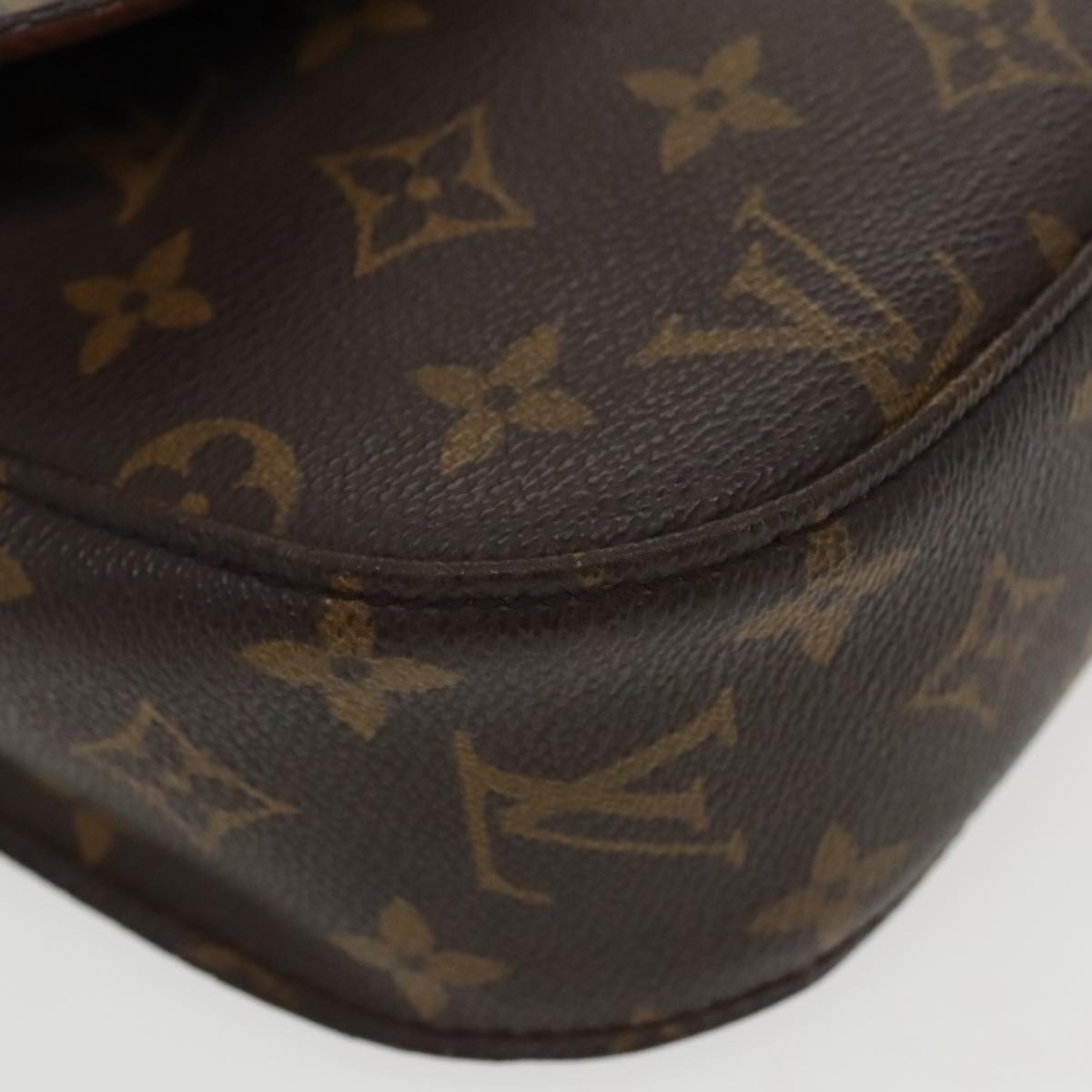 LOUIS VUITTON Monogram Saint Cloud GM Shoulder Bag M51242 LV Auth 96095