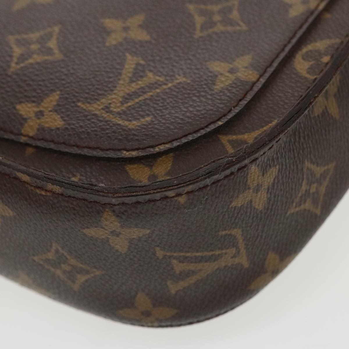 LOUIS VUITTON Monogram Saint Cloud GM Shoulder Bag M51242 LV Auth 96095