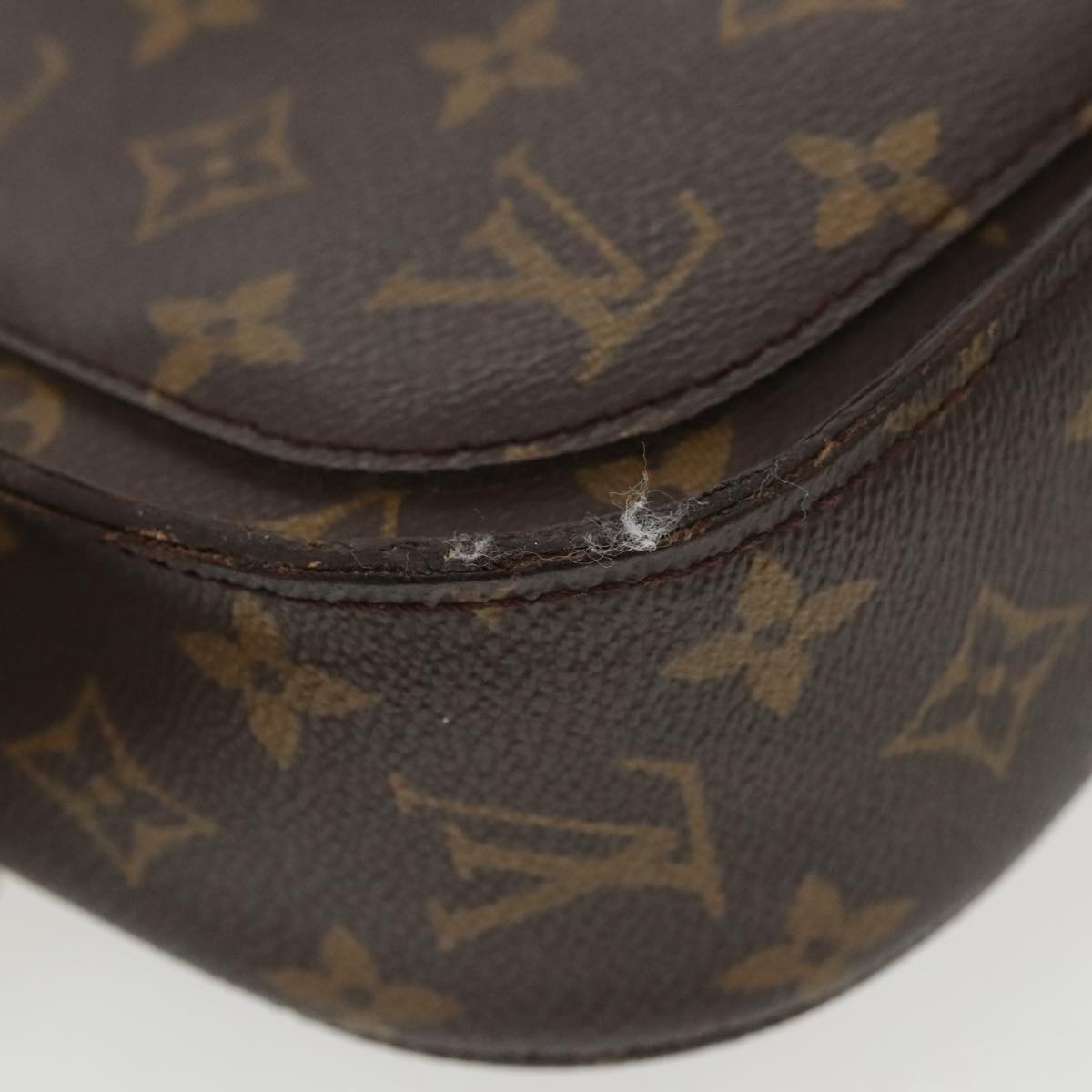 LOUIS VUITTON Monogram Saint Cloud GM Shoulder Bag M51242 LV Auth 96095