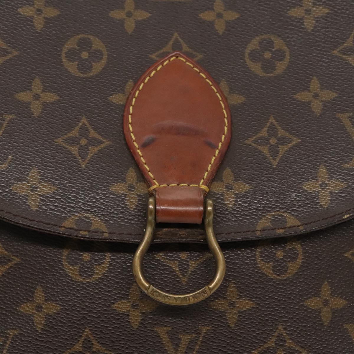 LOUIS VUITTON Monogram Saint Cloud GM Shoulder Bag M51242 LV Auth 96095