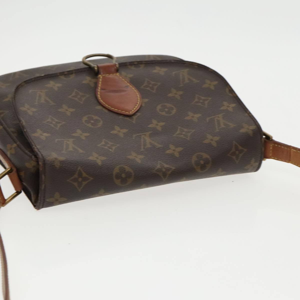 LOUIS VUITTON Monogram Saint Cloud GM Shoulder Bag M51242 LV Auth 96095