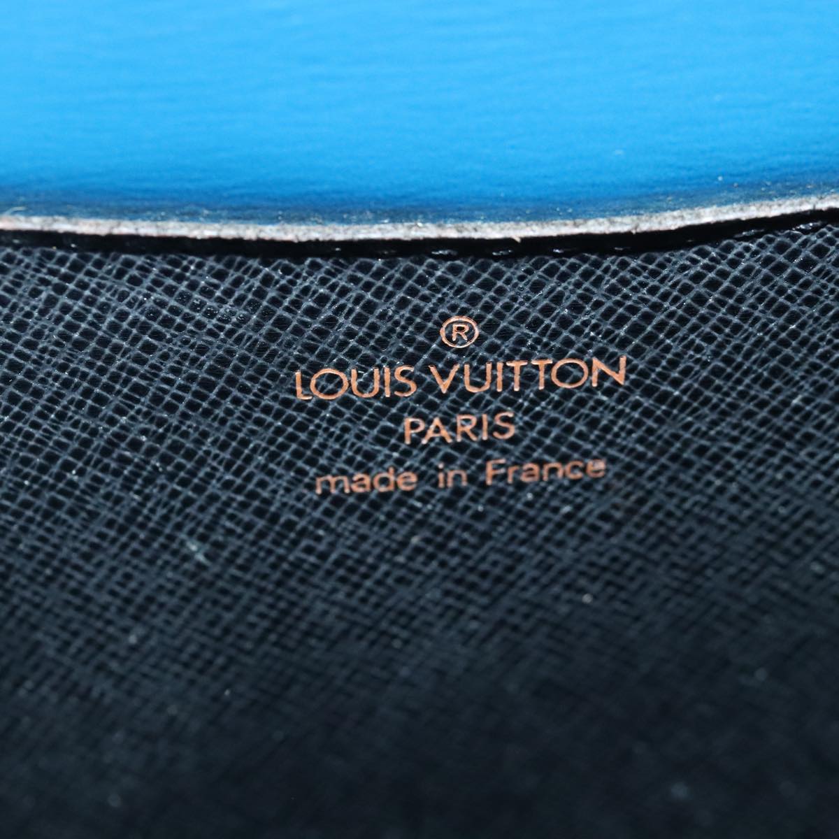 LOUIS VUITTON Epi Grenel Shoulder Bag Blue M52362 LV Auth 96110