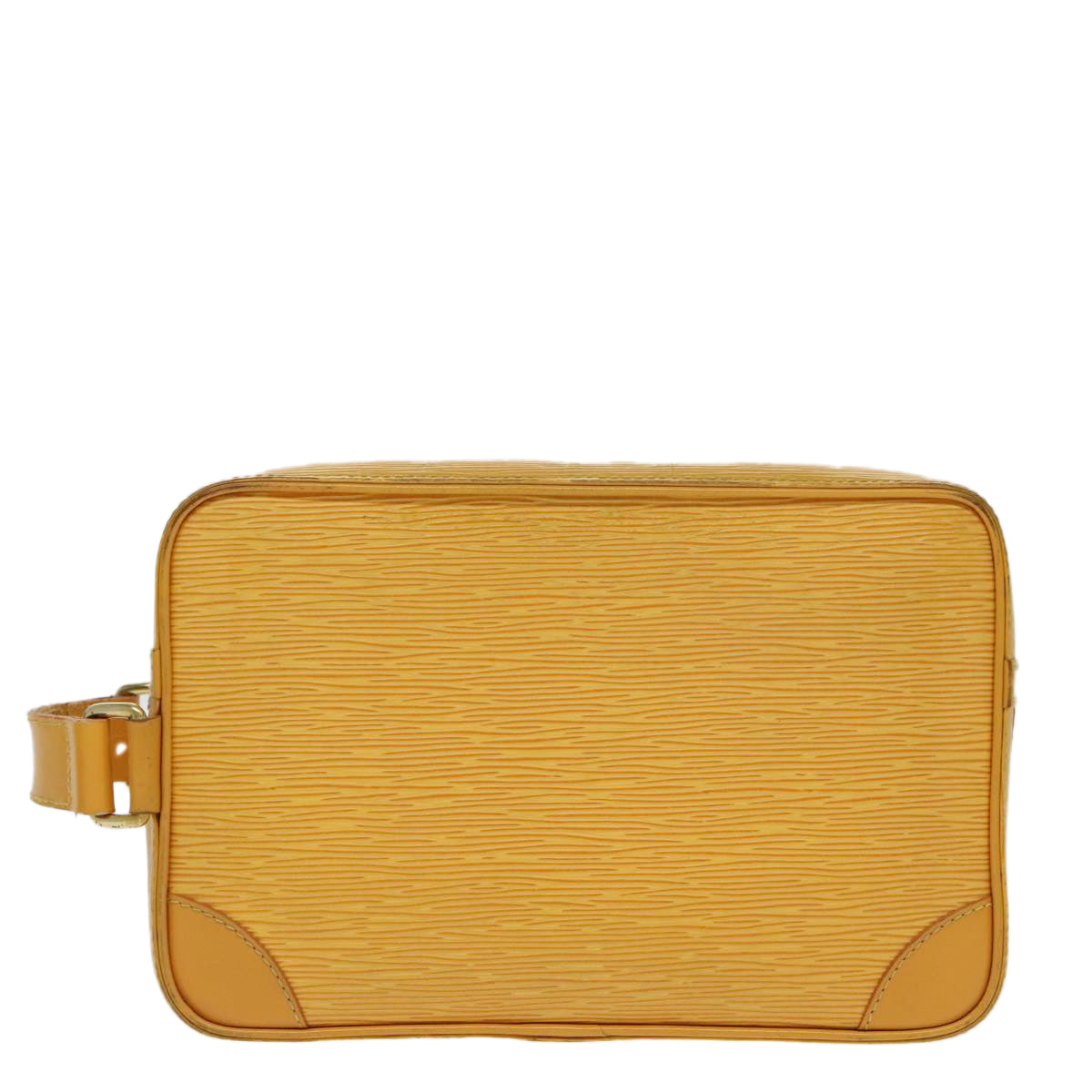 LOUIS VUITTON Epi Clutch Bag SPO Yellow LV Auth 96111 - 0