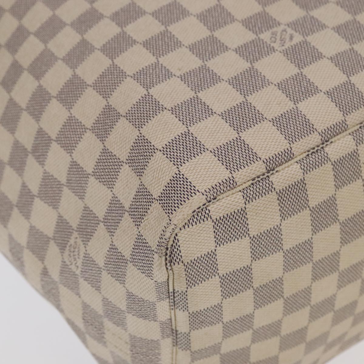 LOUIS VUITTON Damier Azur Neverfull GM Tote Bag N41360 LV Auth 96112