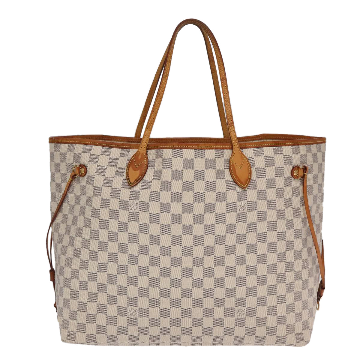 LOUIS VUITTON Damier Azur Neverfull GM Tote Bag N41360 LV Auth 96112