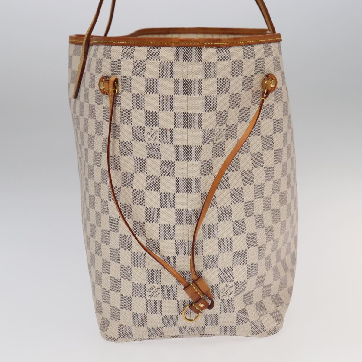 LOUIS VUITTON Damier Azur Neverfull GM Tote Bag N41360 LV Auth 96112