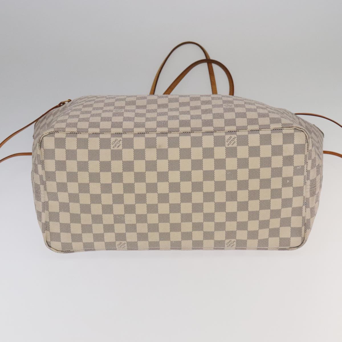 LOUIS VUITTON Damier Azur Neverfull GM Tote Bag N41360 LV Auth 96112