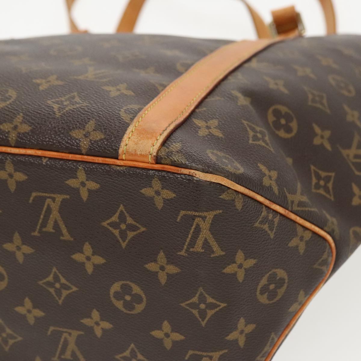 LOUIS VUITTON Monogram Sac Shopping Tote Bag M51108 LV Auth 96115