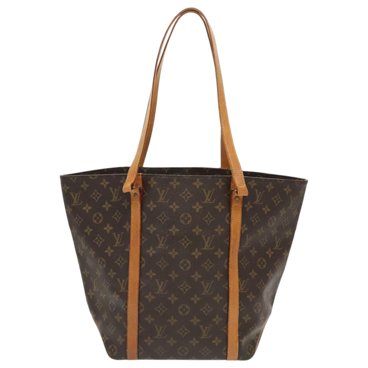 LOUIS VUITTON Monogram Sac Shopping Tote Bag M51108 LV Auth 96115