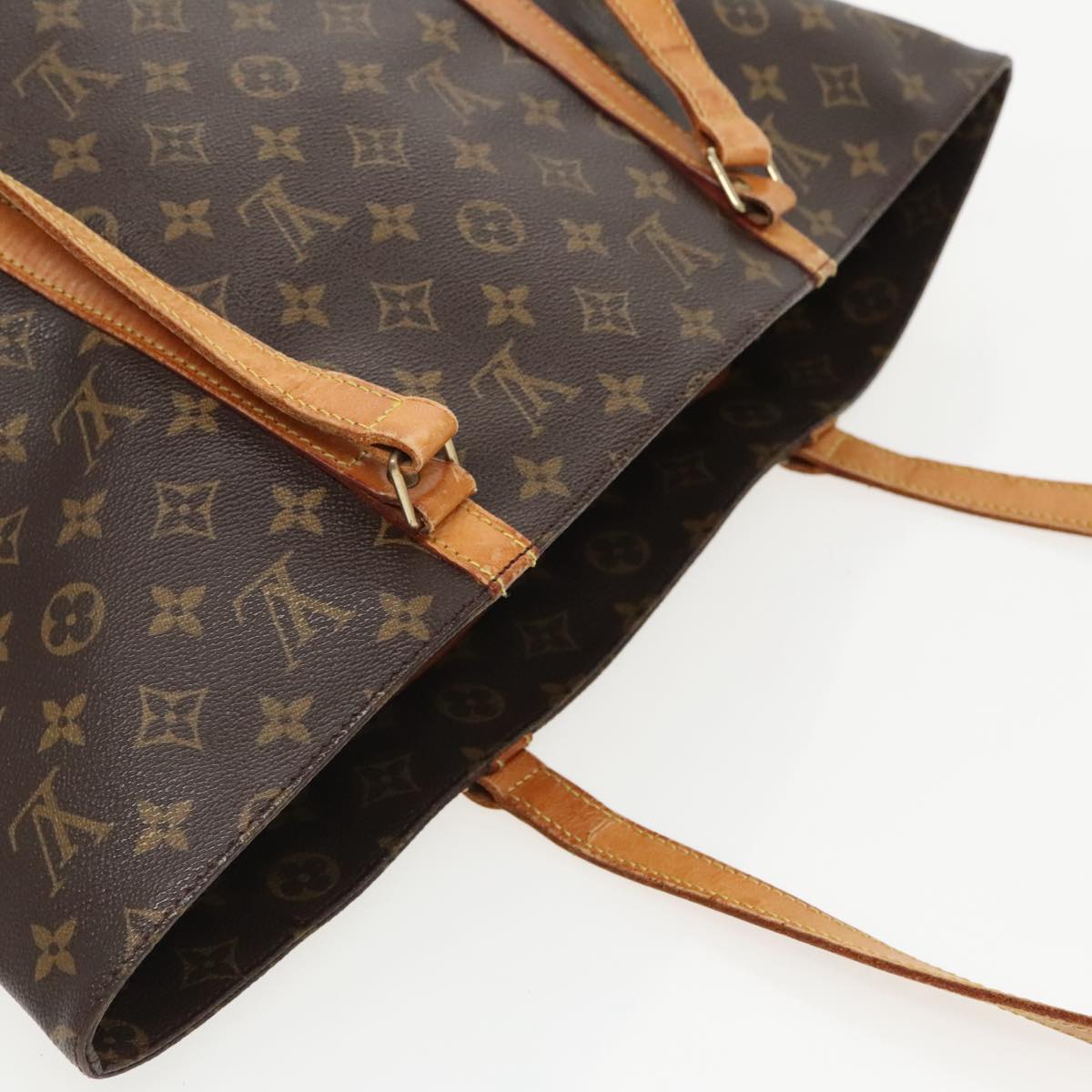 LOUIS VUITTON Monogram Sac Shopping Tote Bag M51108 LV Auth 96115