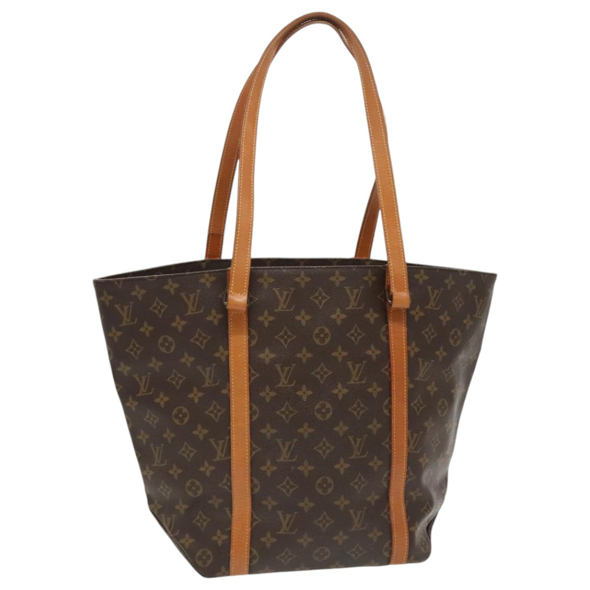 LOUIS VUITTON Monogram Sac Shopping Tote Bag M51108 LV Auth 96116