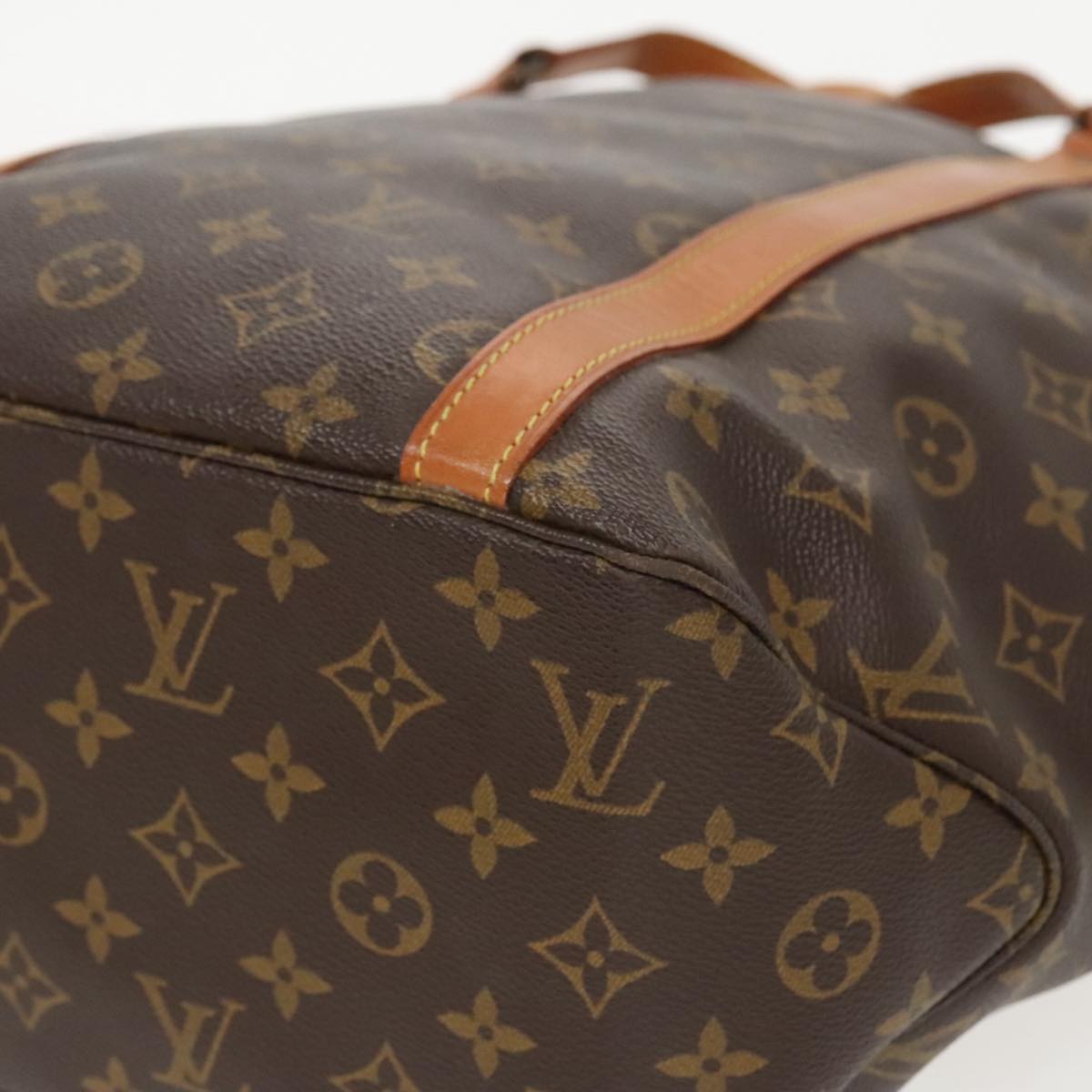 LOUIS VUITTON Monogram Sac Shopping Tote Bag M51108 LV Auth 96116