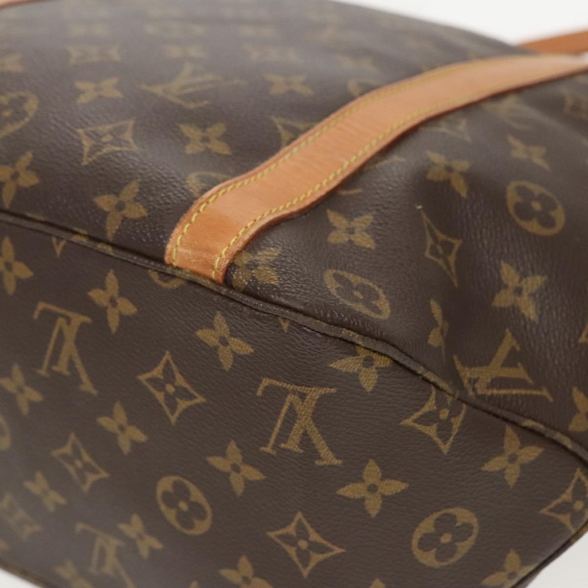 LOUIS VUITTON Monogram Sac Shopping Tote Bag M51108 LV Auth 96116