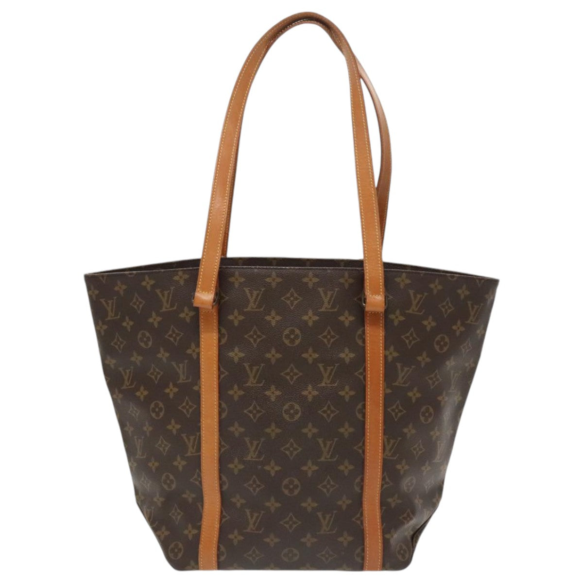 LOUIS VUITTON Monogram Sac Shopping Tote Bag M51108 LV Auth 96116