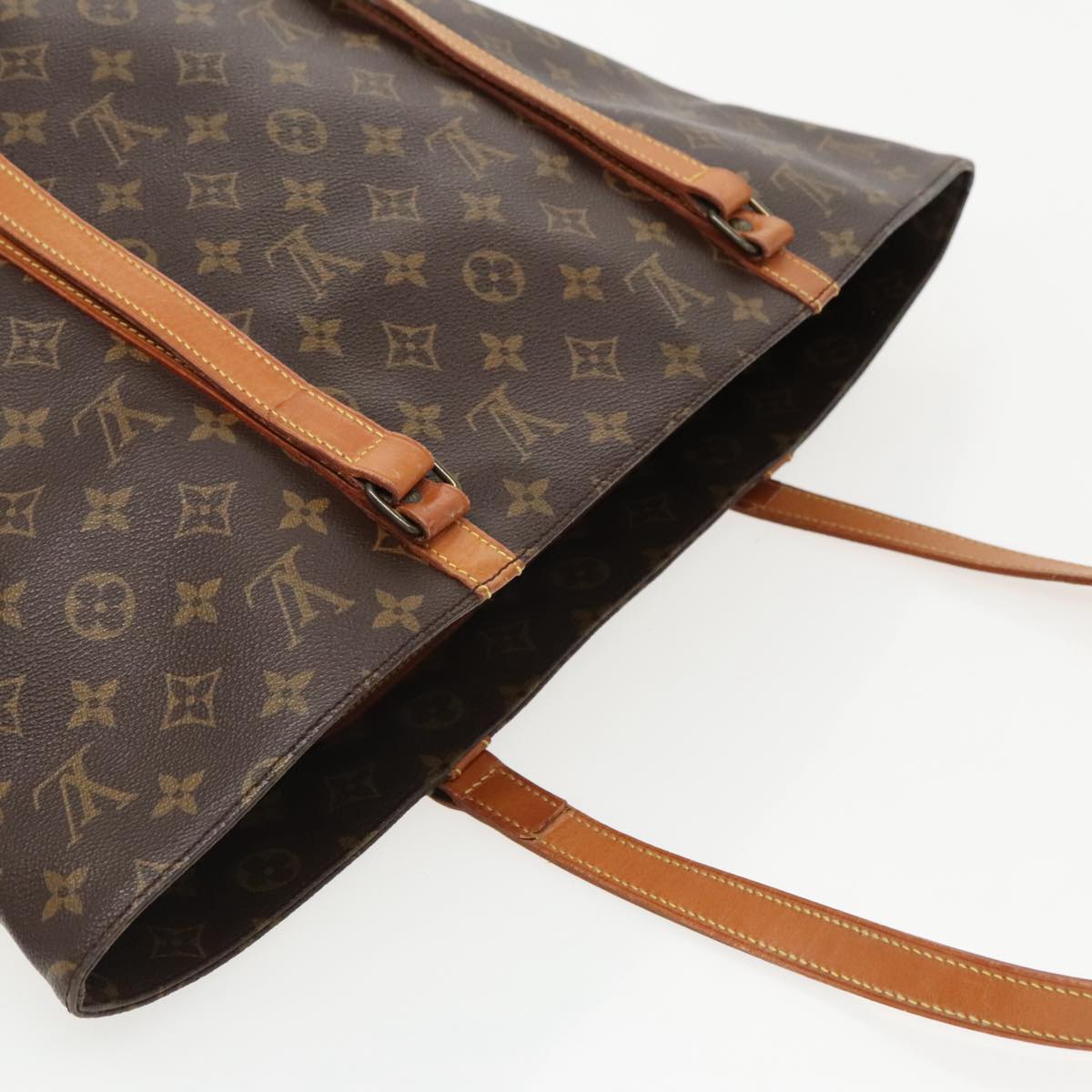 LOUIS VUITTON Monogram Sac Shopping Tote Bag M51108 LV Auth 96116