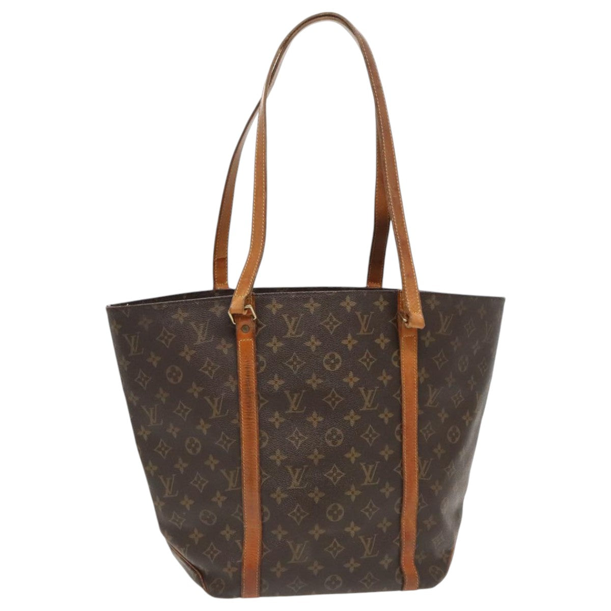 LOUIS VUITTON Monogram Sac Shopping Tote Bag M51108 LV Auth 96118