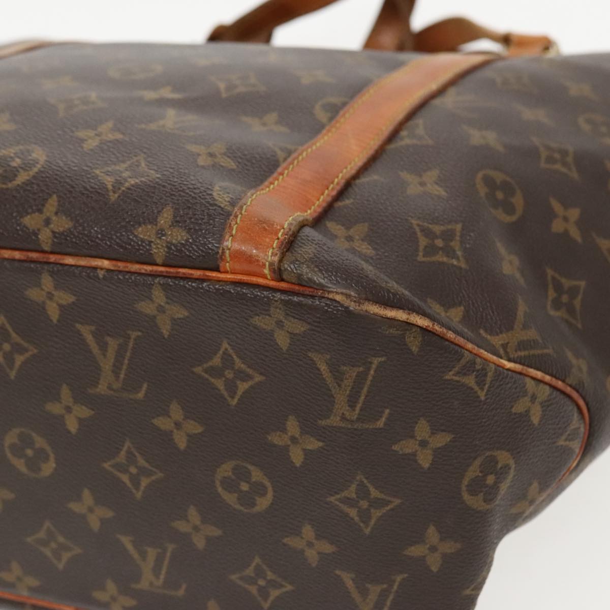 LOUIS VUITTON Monogram Sac Shopping Tote Bag M51108 LV Auth 96118