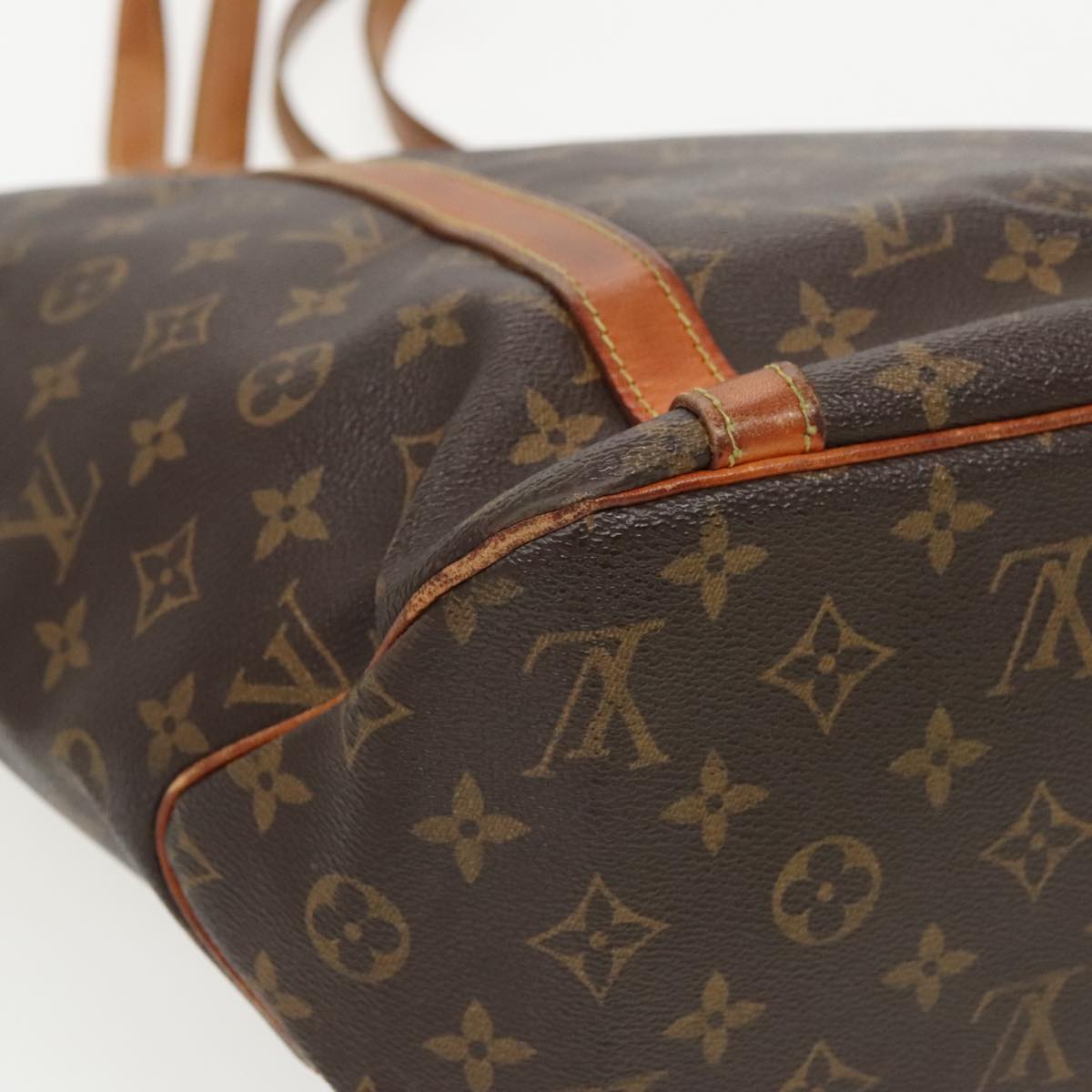 LOUIS VUITTON Monogram Sac Shopping Tote Bag M51108 LV Auth 96118