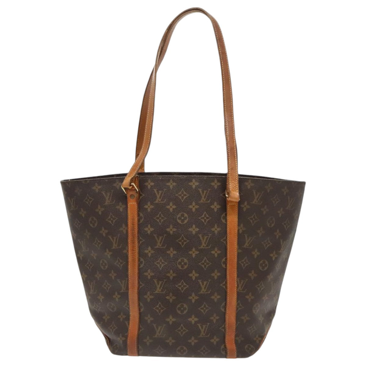 LOUIS VUITTON Monogram Sac Shopping Tote Bag M51108 LV Auth 96118