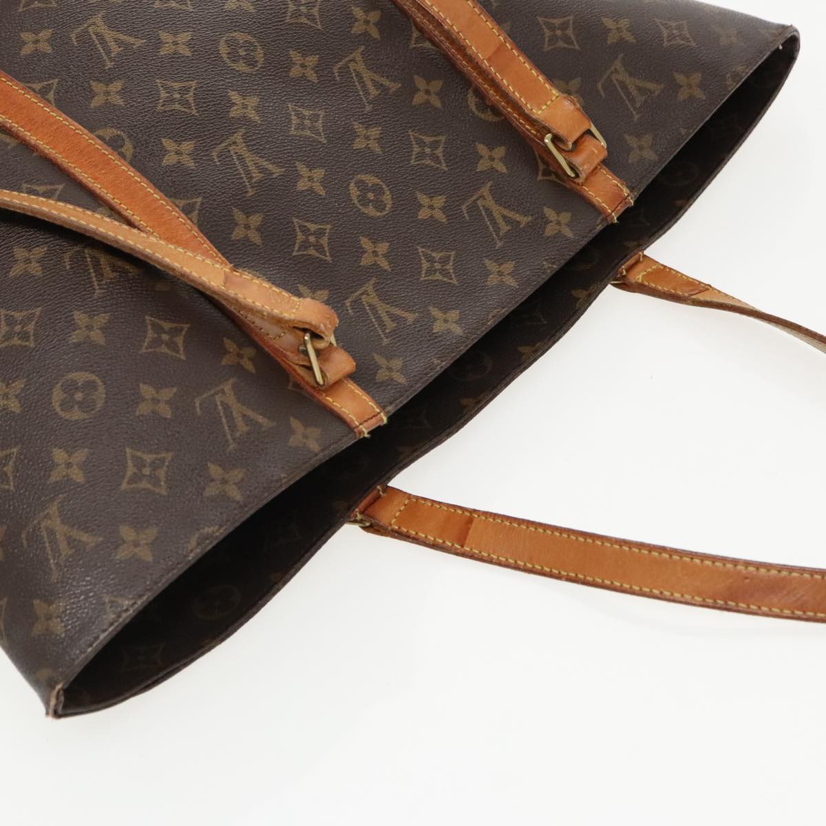 LOUIS VUITTON Monogram Sac Shopping Tote Bag M51108 LV Auth 96118