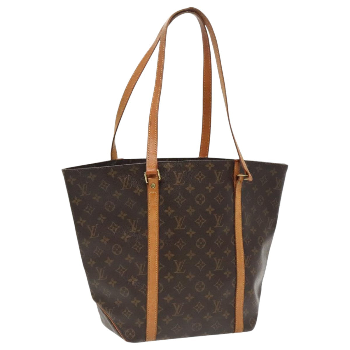 LOUIS VUITTON Monogram Sac Shopping Tote Bag M51108 LV Auth 96119