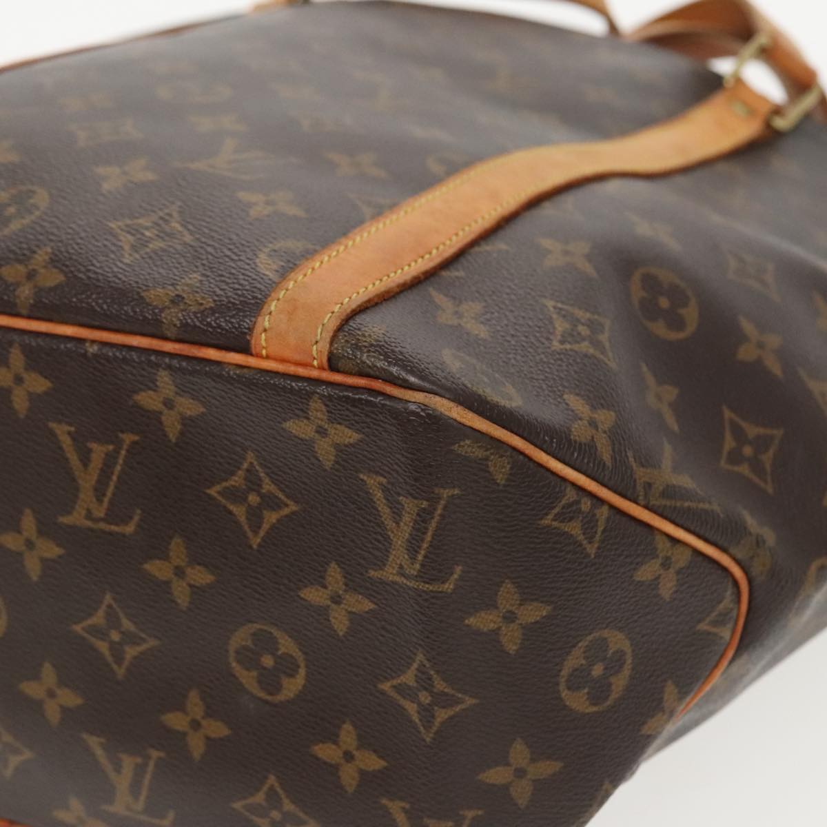 LOUIS VUITTON Monogram Sac Shopping Tote Bag M51108 LV Auth 96119