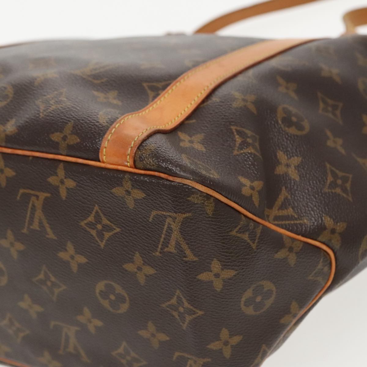 LOUIS VUITTON Monogram Sac Shopping Tote Bag M51108 LV Auth 96119