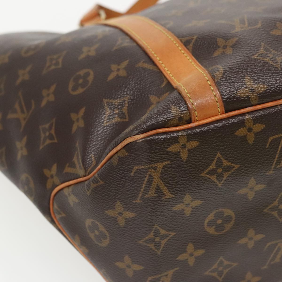 LOUIS VUITTON Monogram Sac Shopping Tote Bag M51108 LV Auth 96119