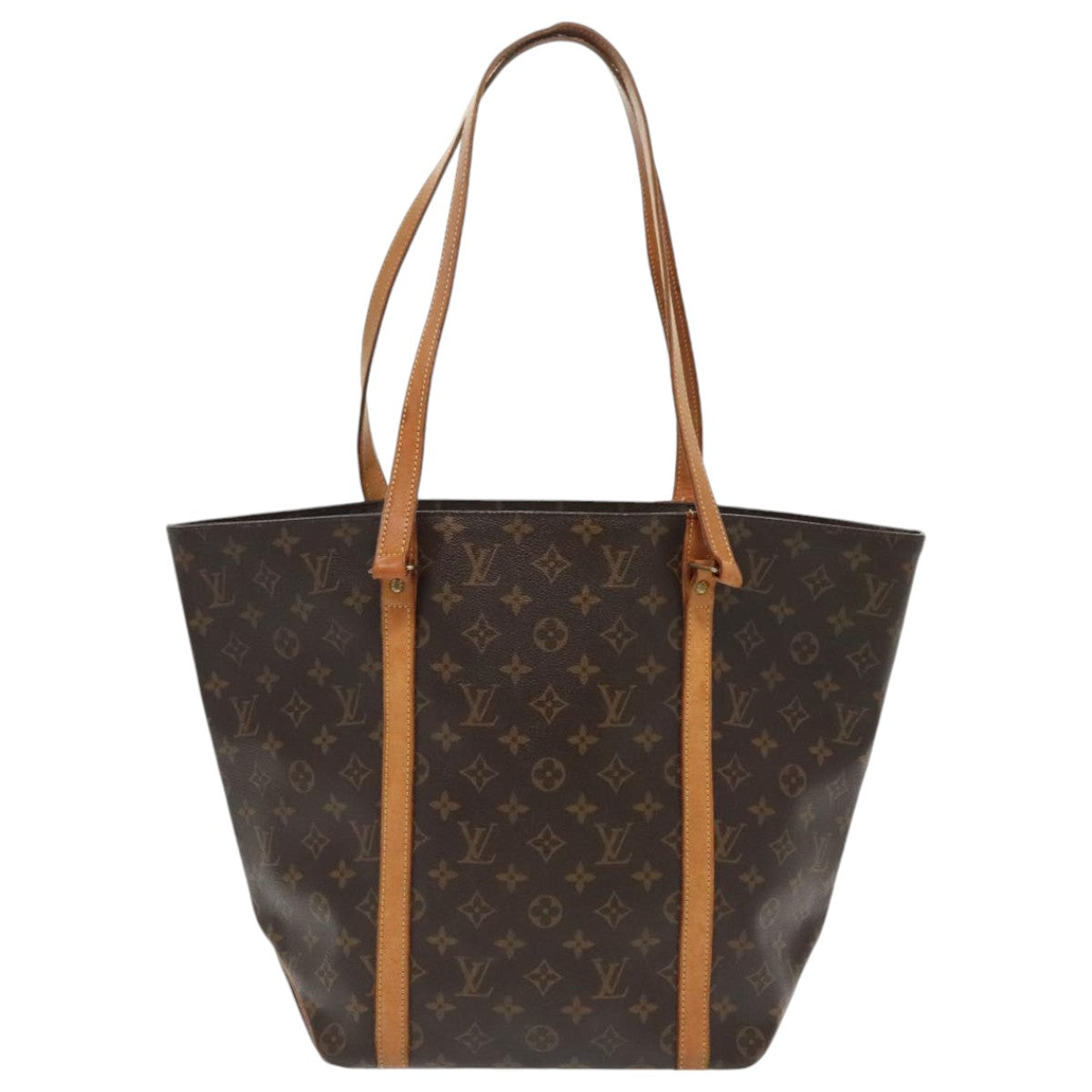 LOUIS VUITTON Monogram Sac Shopping Tote Bag M51108 LV Auth 96119