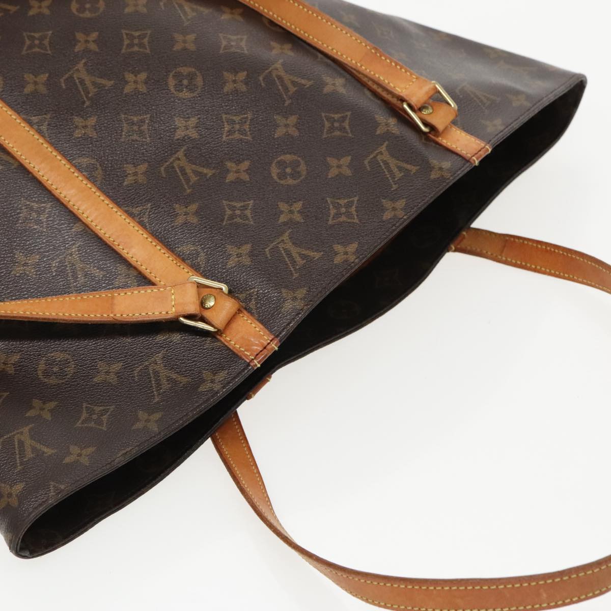 LOUIS VUITTON Monogram Sac Shopping Tote Bag M51108 LV Auth 96119