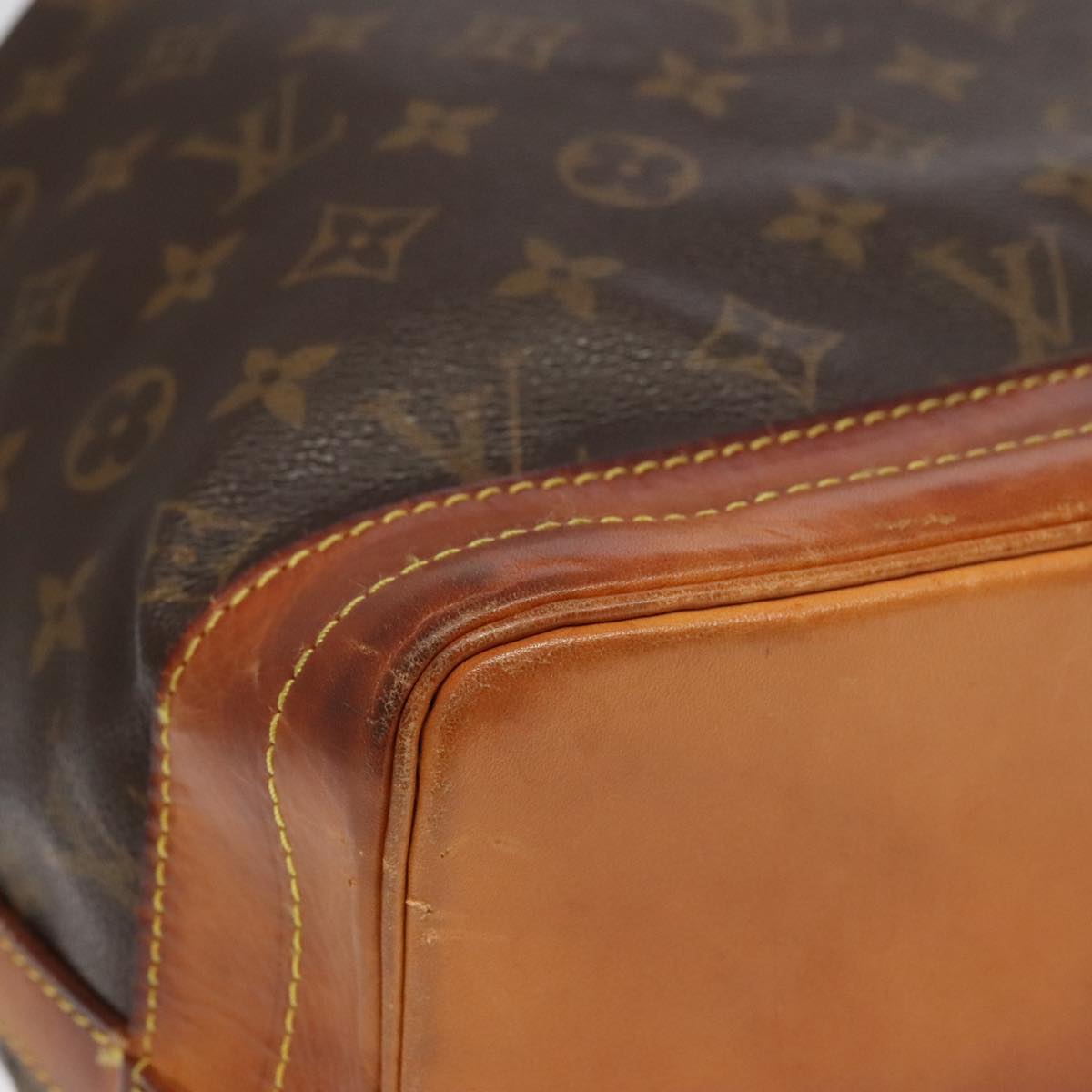 LOUIS VUITTON Monogram Noe Shoulder Bag M42224 LV Auth 96121