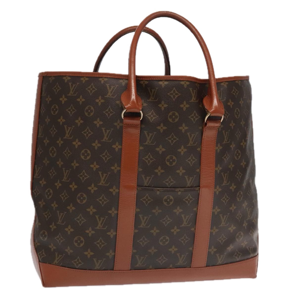 LOUIS VUITTON Monogram Sac Weekend GM Tote Bag M42420 LV Auth 96125