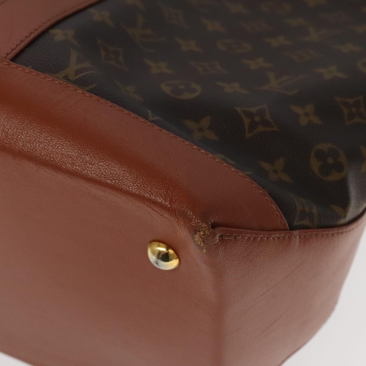 LOUIS VUITTON Monogram Sac Weekend GM Tote Bag M42420 LV Auth 96125