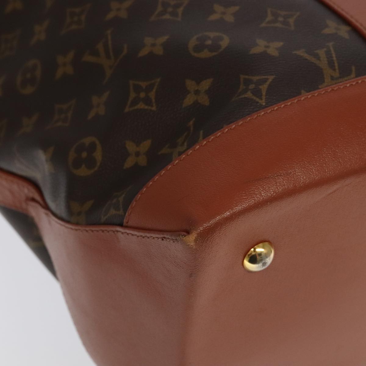 LOUIS VUITTON Monogram Sac Weekend GM Tote Bag M42420 LV Auth 96125