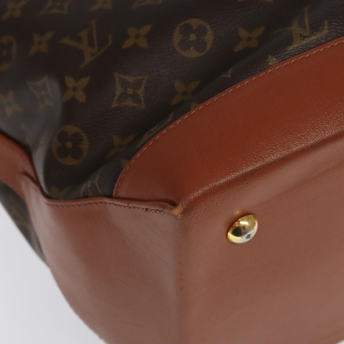 LOUIS VUITTON Monogram Sac Weekend GM Tote Bag M42420 LV Auth 96125