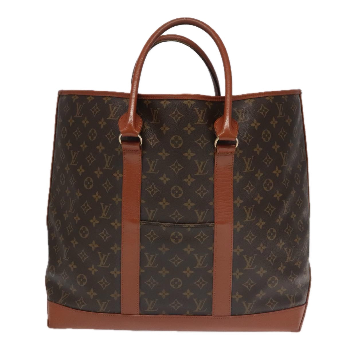 LOUIS VUITTON Monogram Sac Weekend GM Tote Bag M42420 LV Auth 96125