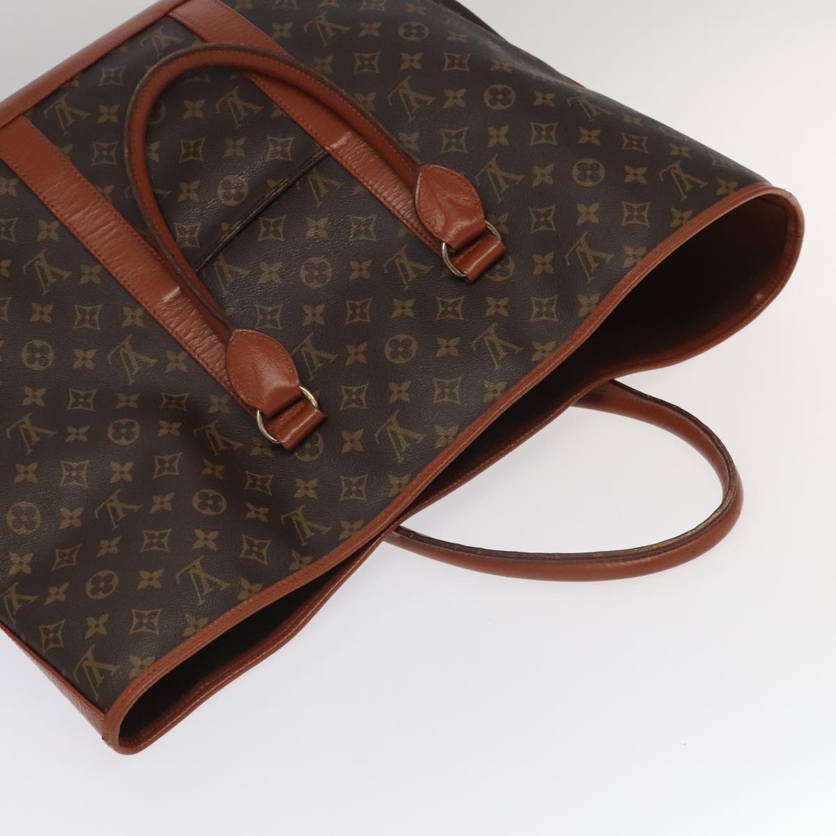 LOUIS VUITTON Monogram Sac Weekend GM Tote Bag M42420 LV Auth 96125