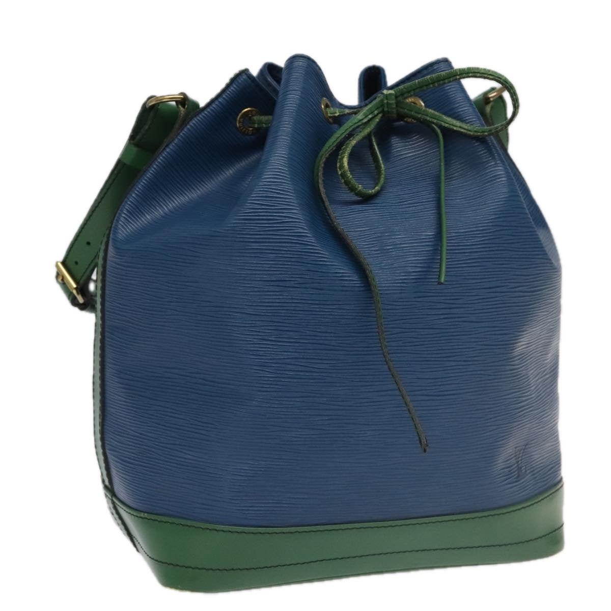 LOUIS VUITTON Epi Noe Shoulder Bag Bicolor Green Blue M44044 LV Auth 96138