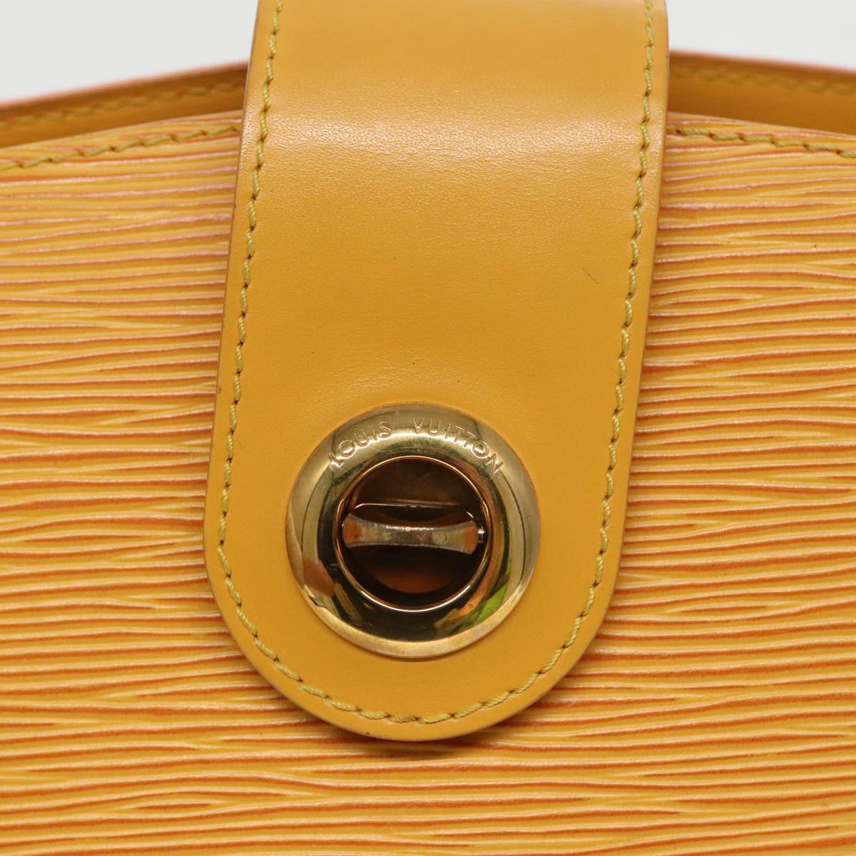 LOUIS VUITTON Epi Cluny Shoulder Bag Yellow M52259 LV Auth 96140