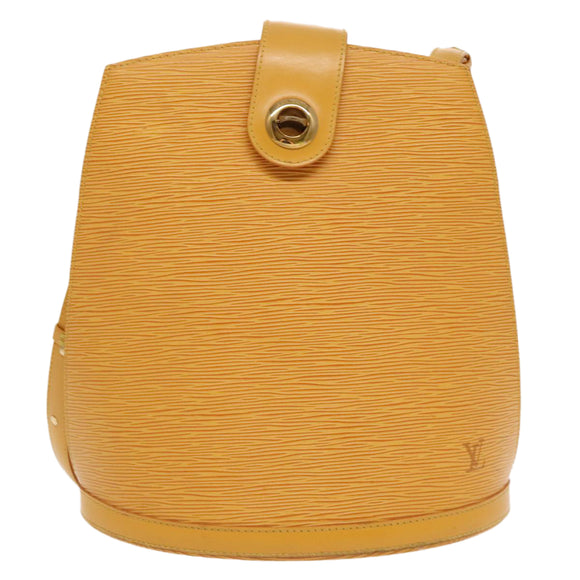 LOUIS VUITTON Epi Cluny Shoulder Bag Yellow M52259 LV Auth 96140